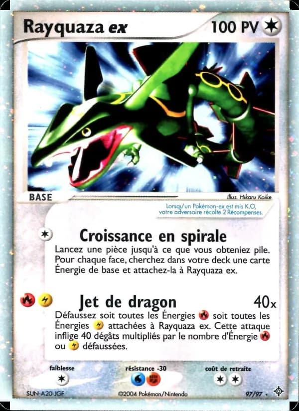 Rayquaza ex 97 — EX Dragon