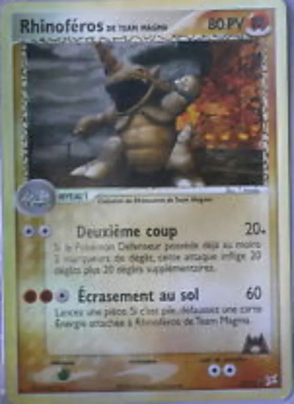 Rhinoféros de Team Magma 22 — EX Team Magma vs Team Aqua