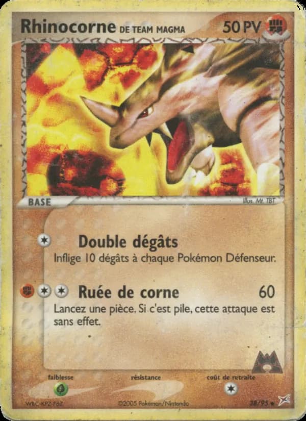 Rhinocorne de Team Magma 38 — EX Team Magma vs Team Aqua