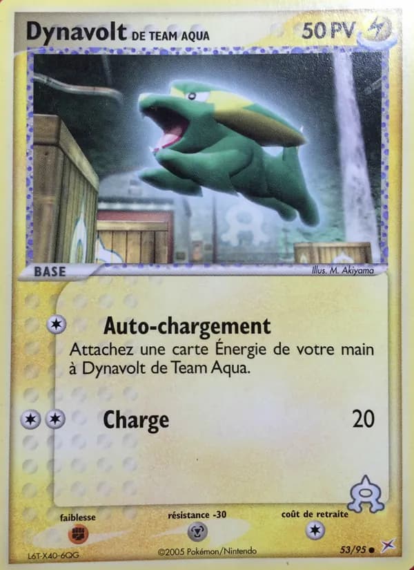 Dynavolt de Team Aqua 53 — EX Team Magma vs Team Aqua