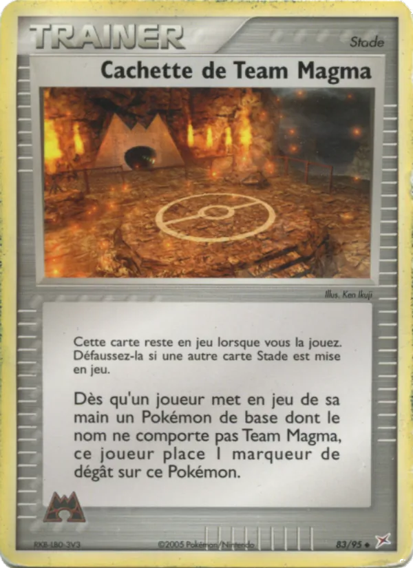 Cachette de Team Magma 83 — EX Team Magma vs Team Aqua