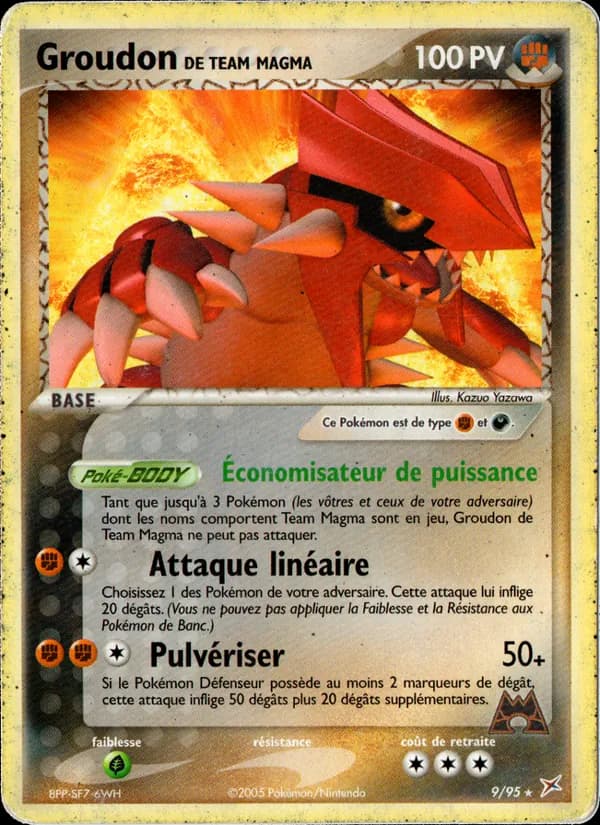 Groudon de Team Magma 9 — EX Team Magma vs Team Aqua