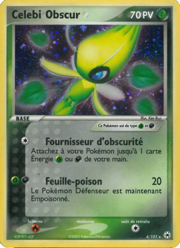 Celebi Obscur 4 — EX Légendes Oubliées