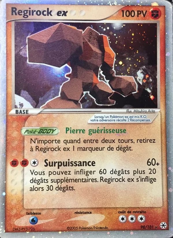 Regirock ex 98 — EX Légendes Oubliées