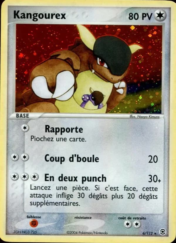 Kangourex 6 — EX Rouge Feu & Vert Feuille