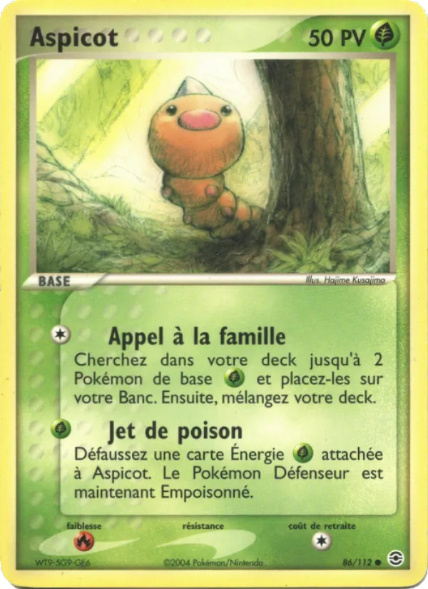 Aspicot 86 — EX Rouge Feu & Vert Feuille