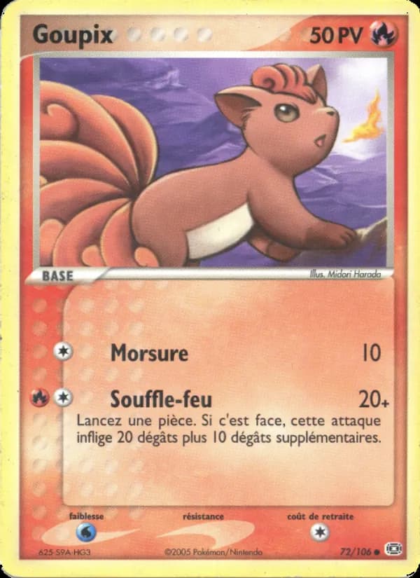 Goupix 72 — EX Émeraude
