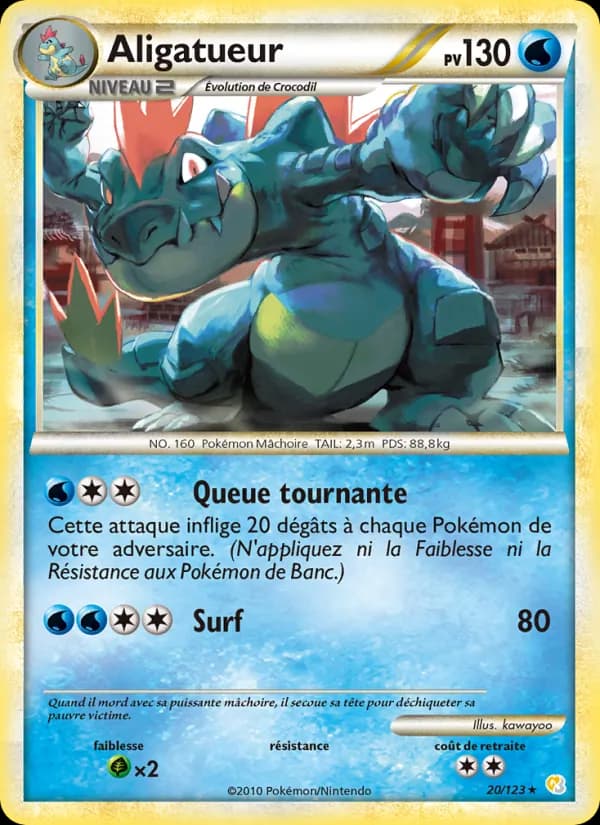 Aligatueur 20 — HeartGold SoulSilver
