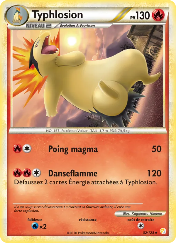 Typhlosion 32 — HeartGold SoulSilver