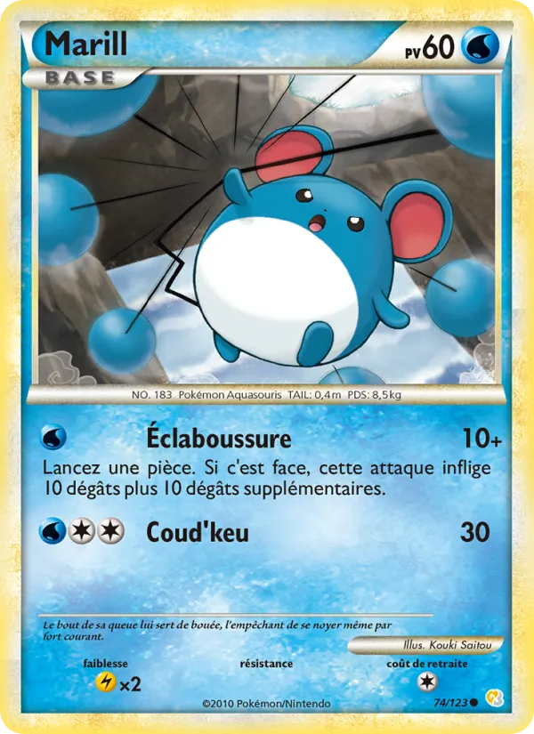 Marill 74 — HeartGold SoulSilver