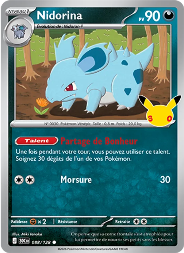 Nidorina 088 — 30ᵉ Anniversaire