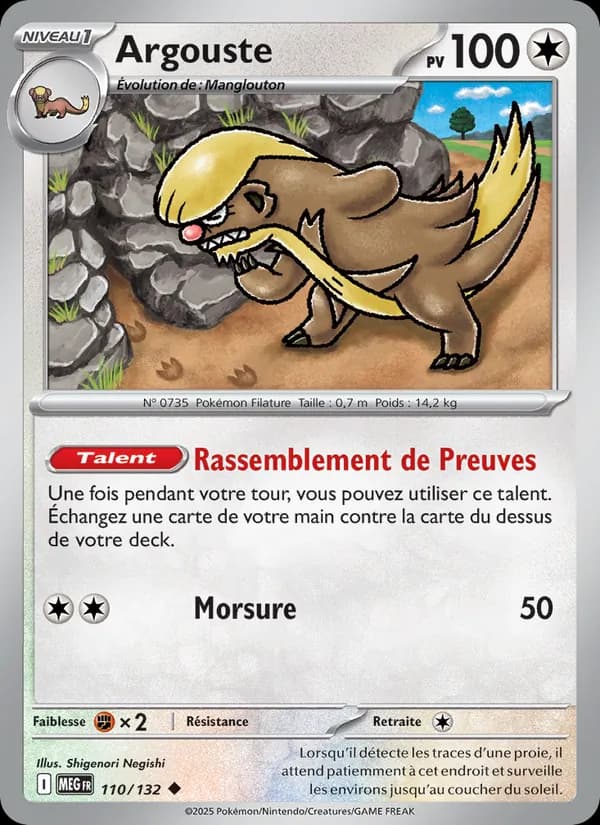 Argouste 110 — Méga-Évolution