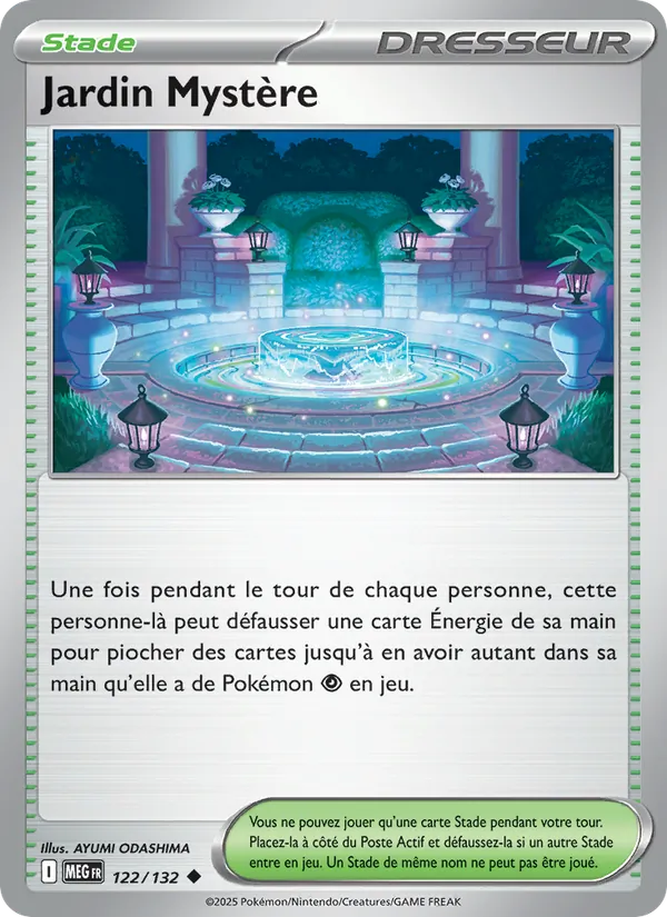 Jardin Mystère 122 — Méga-Évolution