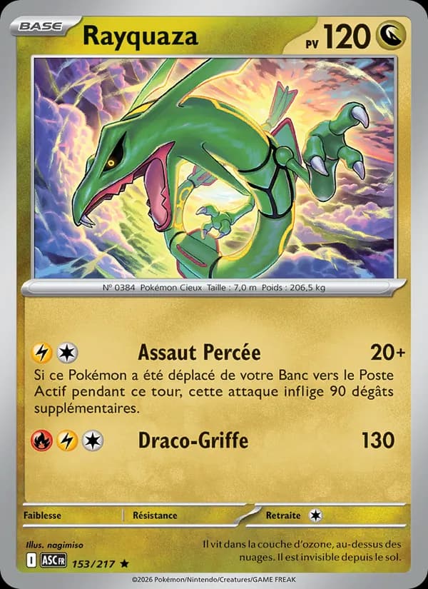 Rayquaza 153 — Héros Transcendants