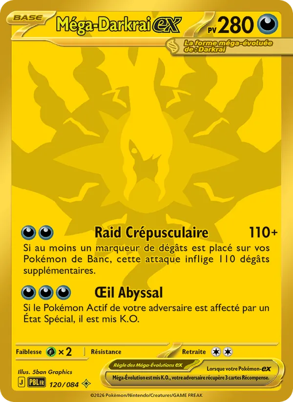 Méga-Darkrai-ex 120 — Nuit Noire