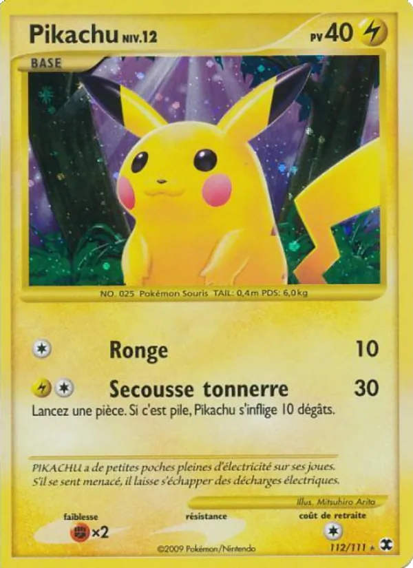 Pikachu Niv. 12 112 — Rivaux Émergeants