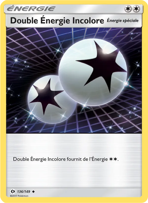Double Énergie Incolore 136 — Soleil et Lune