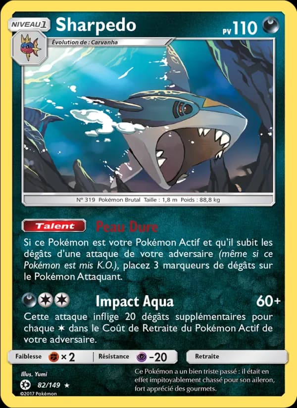 Sharpedo 82 — Soleil et Lune