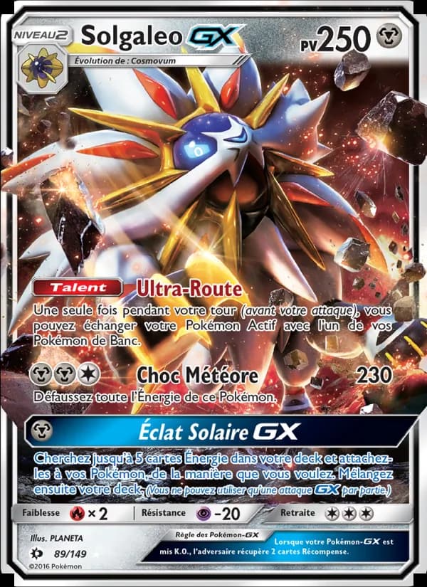 Solgaleo GX 89 — Soleil et Lune