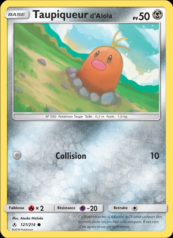 Taupiqueur d’Alola 121 — Alliance Infaillible