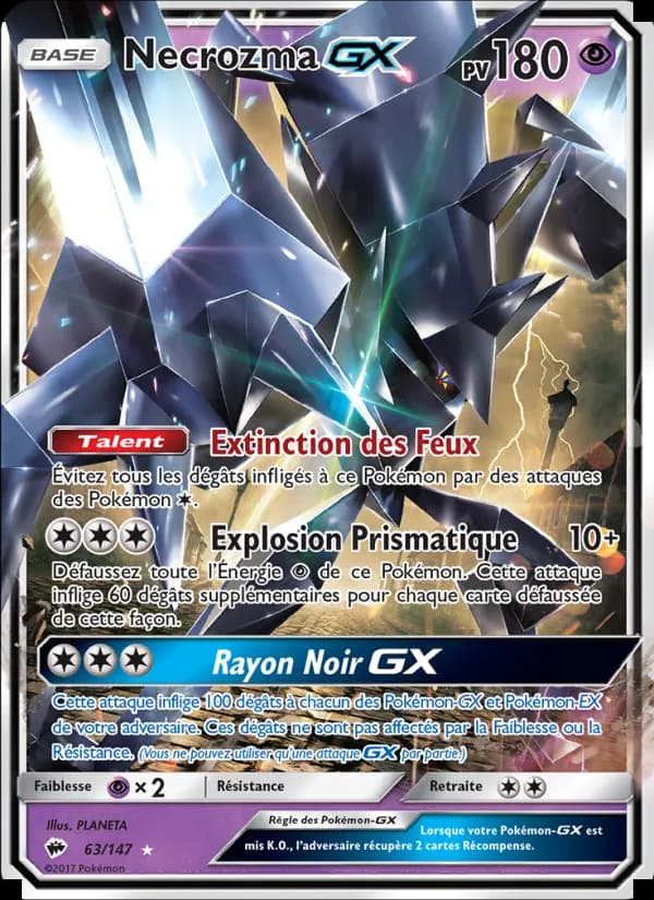 Necrozma GX 63 — Ombres Ardentes