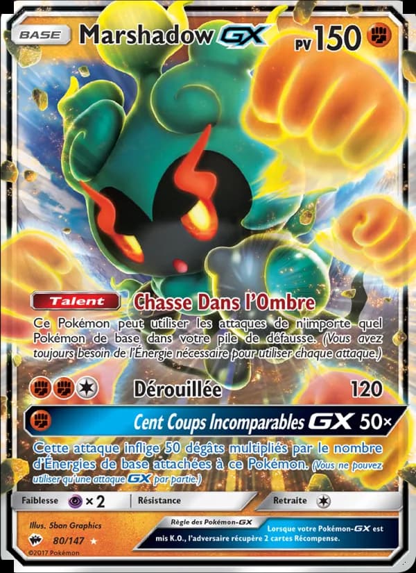 Marshadow GX 80 — Ombres Ardentes