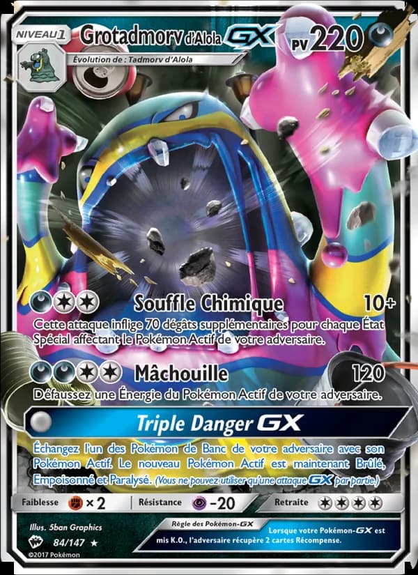 Grotadmorv d’Alola GX 84 — Ombres Ardentes