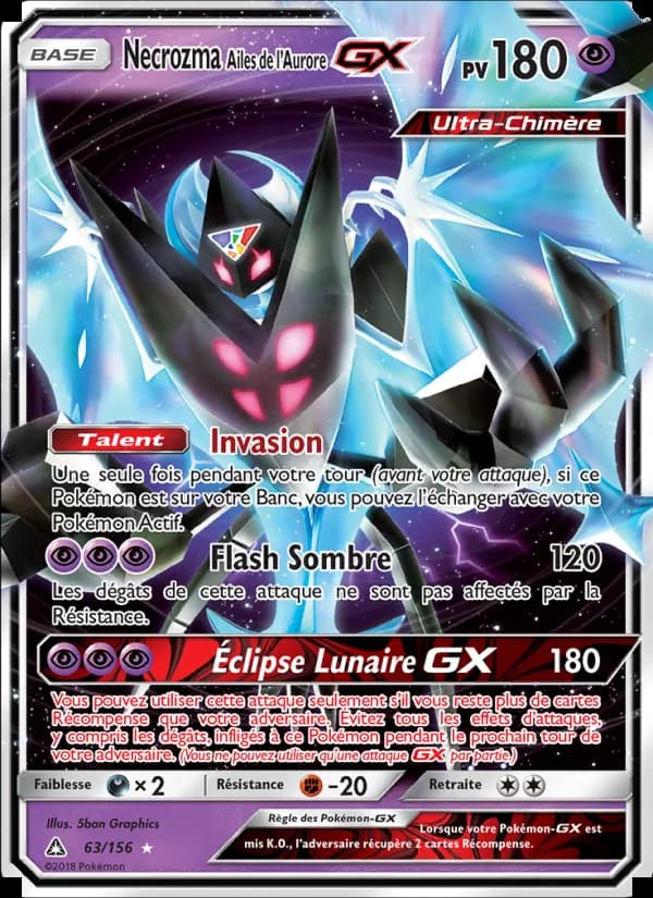 Necrozma Ailes de l’Aurore GX 63 — Ultra-Prisme