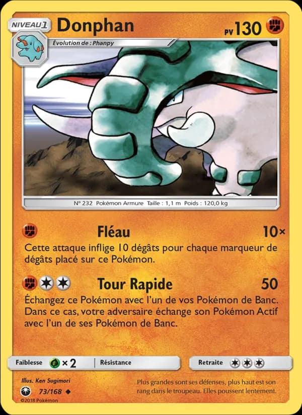 Donphan 73 — Tempête Céleste