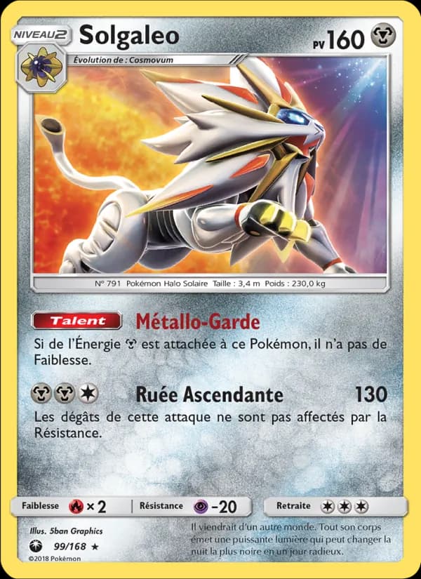 Solgaleo 99 — Tempête Céleste