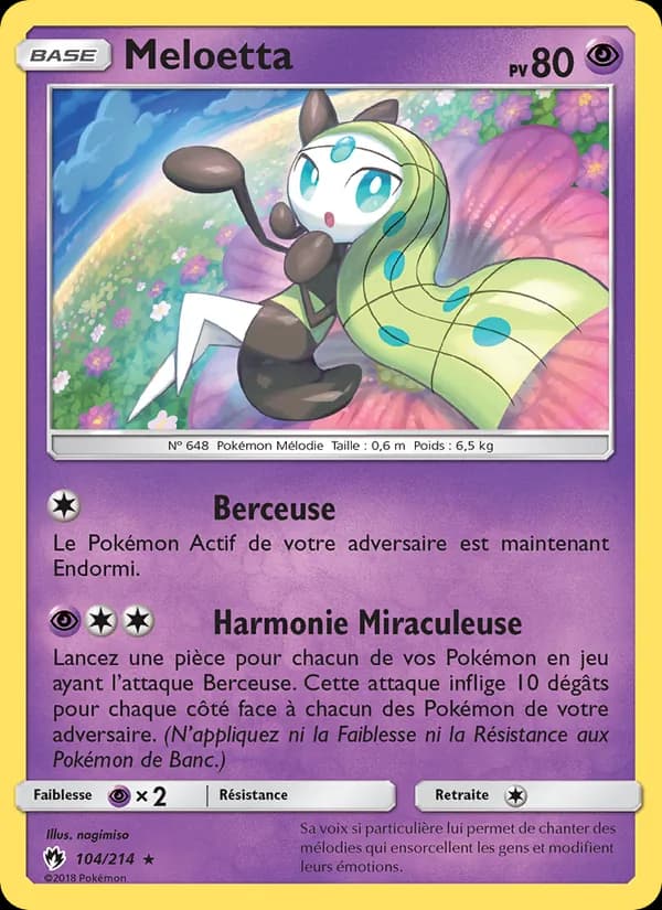 Meloetta 104 — Tonnerre Perdu