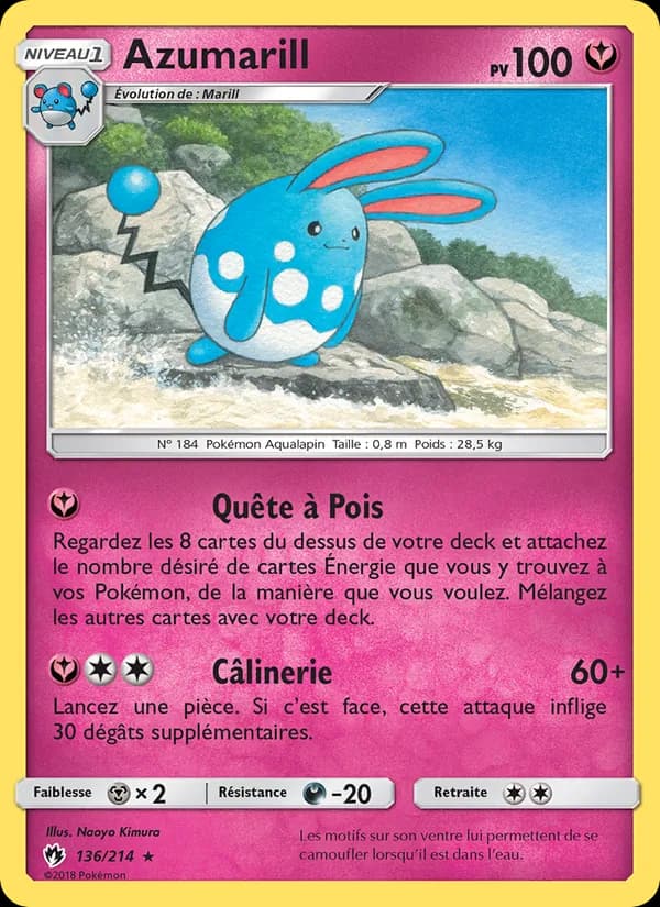 Azumarill 136 — Tonnerre Perdu