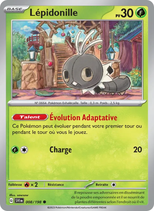 Lépidonille 008 — Écarlate et Violet