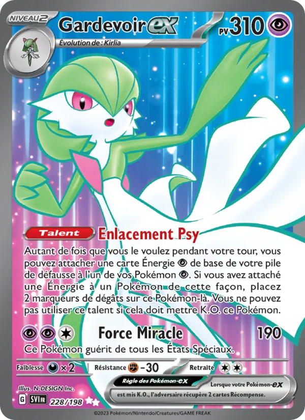 Gardevoir-ex 228 — Écarlate et Violet