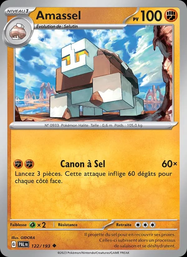 Amassel 122 — Évolutions à Paldea