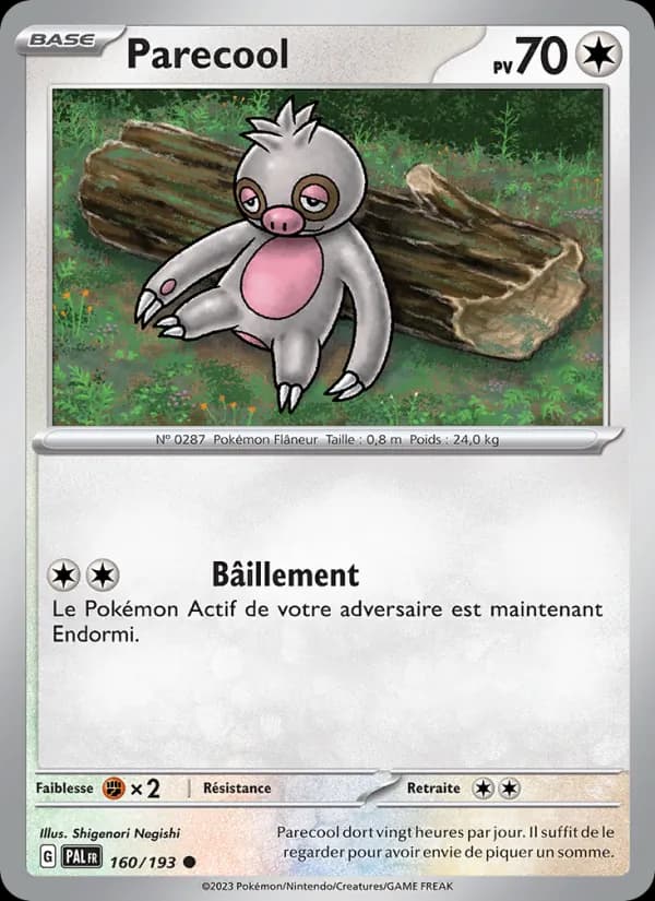 Parecool 160 — Évolutions à Paldea
