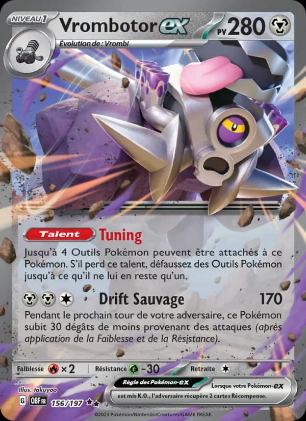 Vrombotor-ex 156 — Flammes Obsidiennes