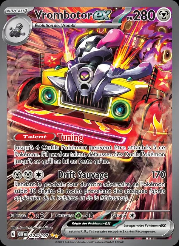 Vrombotor-ex 224 — Flammes Obsidiennes