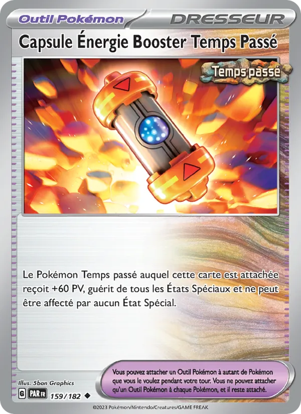 Capsule Énergie Booster Temps Passé 159 — Faille Paradoxe