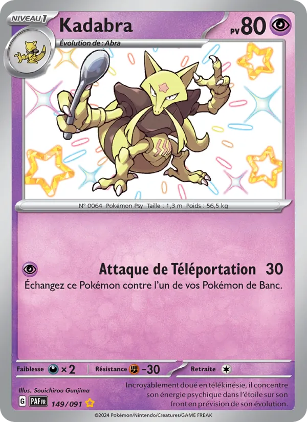 Kadabra 149 — Destinées de Paldea