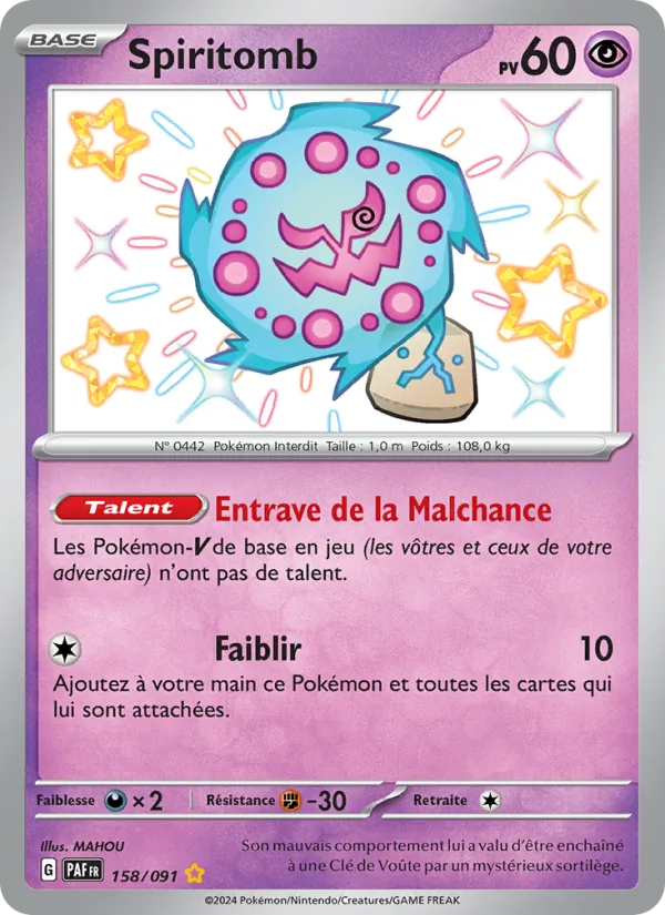 Spiritomb 158 — Destinées de Paldea