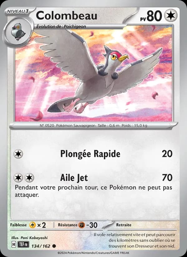 Colombeau 134 — Forces Temporelles