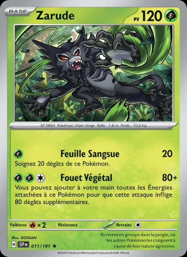 Zarude 011 — Étincelles Déferlantes