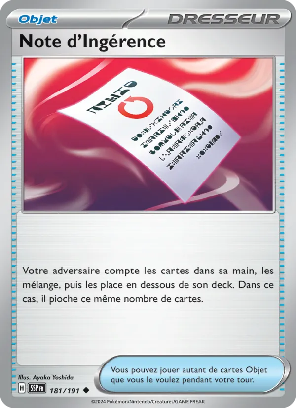 Note d'Ingérence 181 — Étincelles Déferlantes