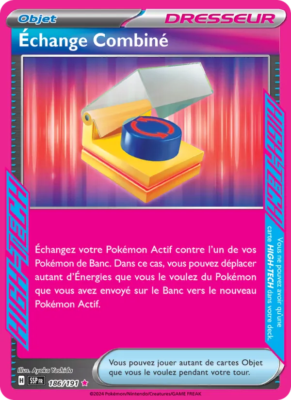 Échange Combiné 186 — Étincelles Déferlantes