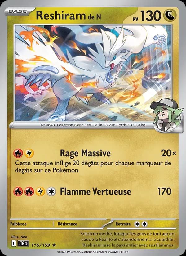 Reshiram de N 116 — Aventures Ensemble
