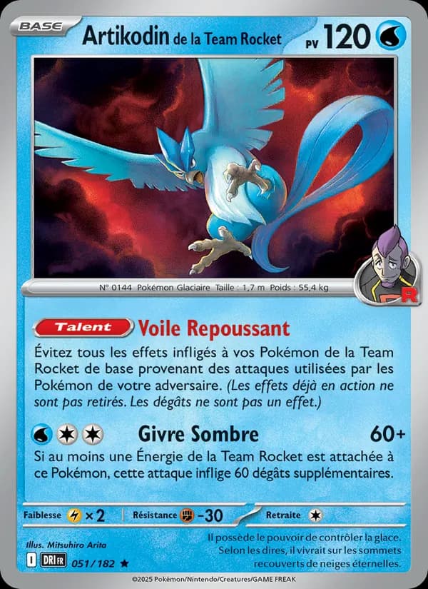 Artikodin de la Team Rocket 051 — Rivalités Destinées