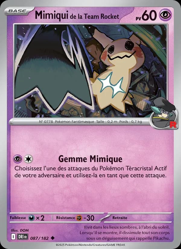 Mimiqui de la Team Rocket 087 — Rivalités Destinées