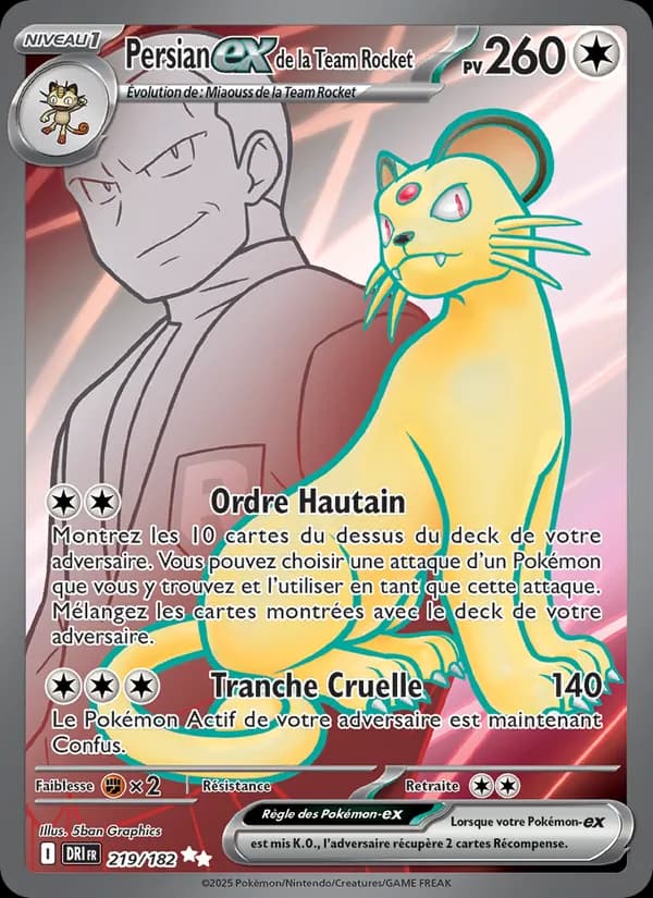 Persian-ex de la Team Rocket 219 — Rivalités Destinées