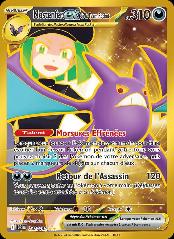 Nostenfer-ex de la Team Rocket 242 — Rivalités Destinées